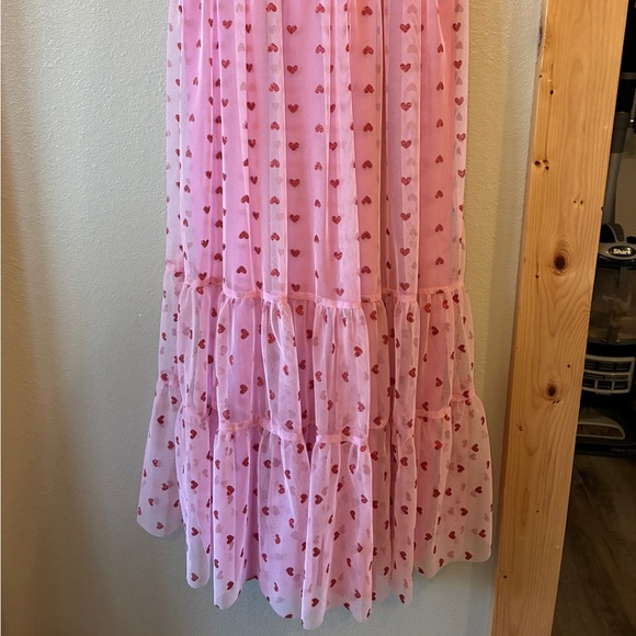 VIRAL VALENTINES DRESS BETSEY JOHNSON MESH SLIP SWEETHEART DRESS SIZE 2 NWT - Picture 5 of 9